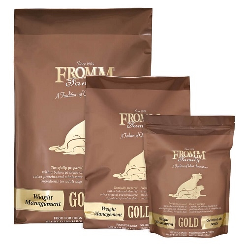 fromm dog food weight management